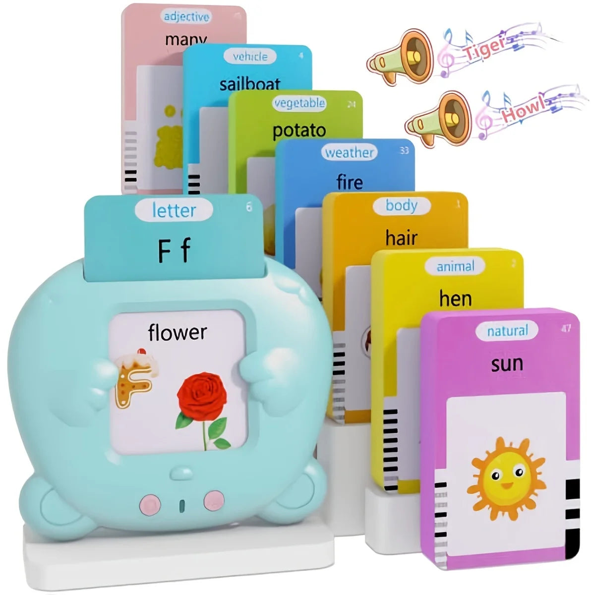 Talking Flash Cards Learning Machine – Kid's Language and English Learning Toy