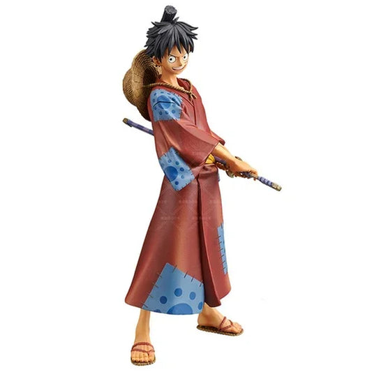 18Cm One Piece Anime Figure Luffy Zoro Chopper Nami Action Figure Land of Wano Toys for Kids Gift Collectible Model