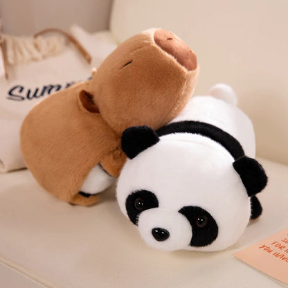 Panda Capybara Flip Transformation Plush Toy